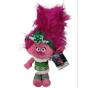 DreamWorks Trolls Poppy Holiday Porch Greeter 20 in Christmas 2022 Pink Plush